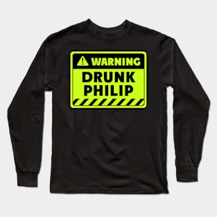 drunk Philip Long Sleeve T-Shirt